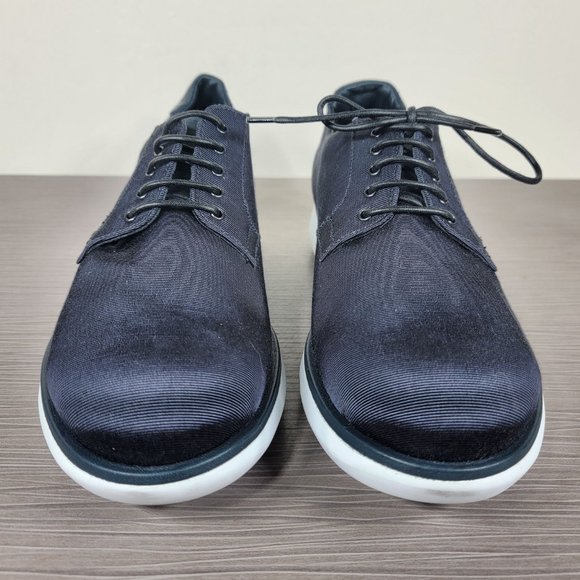 Giorgio Armani Textured Canvas Sneakers, Size 7 - Picture 2 of 11